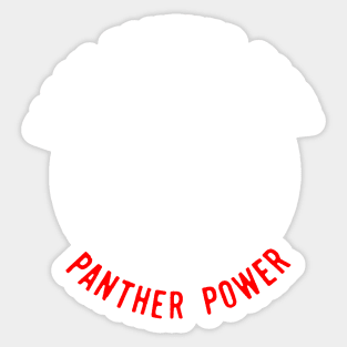 THE BLACK PANTHER PARTY Sticker